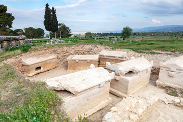 Fototapeta premium Hierapolis ancient city Pamukkale Turkey