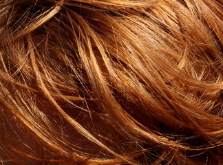 red hair in the sun