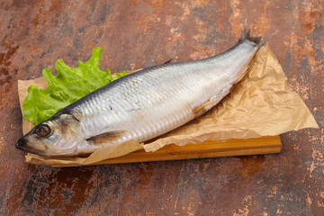 Salted herring fish