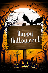 Happy Halloween - banner/ poster