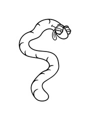 wurm lustiger comic cartoon design clipart raupe schlange springen aufrecht stehen cool