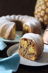 Homemade pineapple cake