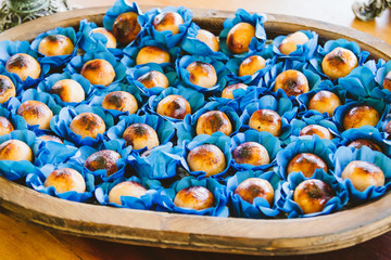 Wedding decoration with sweet, candy, confection, sugar