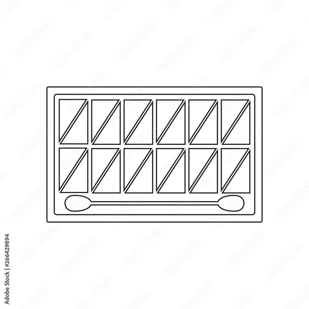 Poster set of face shadows icon. element of beauty salon for mobile concept and web apps icon. outline, thi