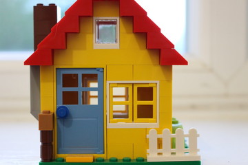 Colourful toy educational house 