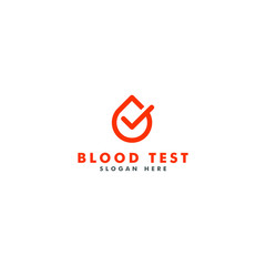 Blood logo template icon vector illustration