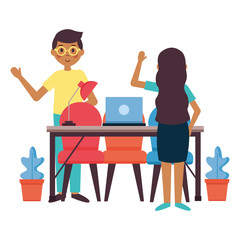 people office workplace