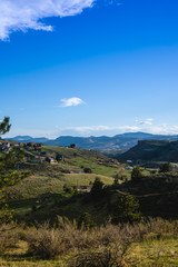 Beautiful Countryside near the Rocky Mountains of Colorado during Spring