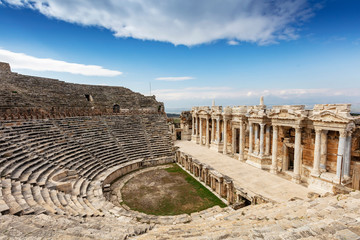 Hierapolis ancient city Pamukkale Turkey - Powered by Adobe
