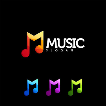 music logo design,vector,illustration