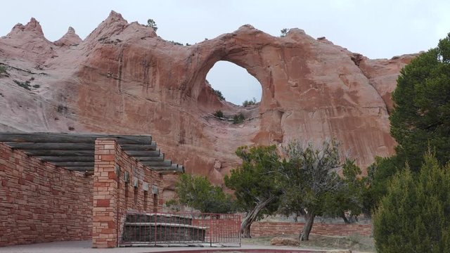 Window Rock Arch Navajo Monument.