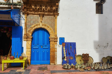colorful streets of essaouira maritime town