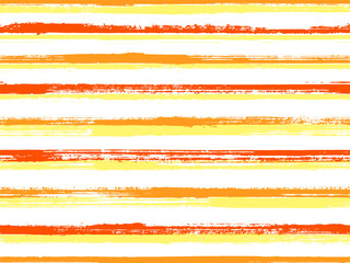 Stripes watercolor paintbrush seamless vector pattern.