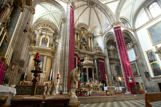 The Temple of San Felipe Neri, commonly known as "La Profesa" (English: the Professed house), is a Roman Catholic parish church located at the city center, Mexico, City, Mexico.