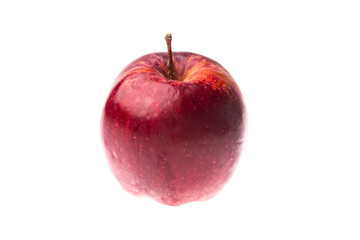 red apple isolated on white background