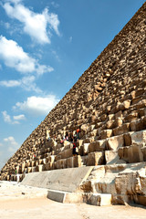 View of pyramid in Egypt
