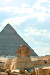 View of pyramid in Egypt