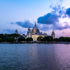 Fototapeta premium Beautiful Victoria Memorial, Kolkata , West Bengal, India,