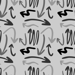 Modern abstract geometric arrow pattern. Vector arrows