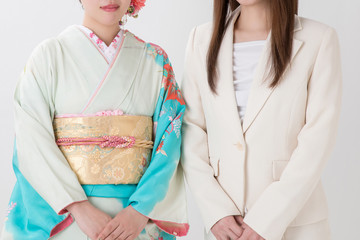 振袖の女性