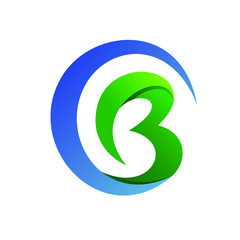 Letter C and B Logo Vector