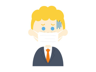 マスクを付けた人