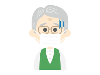 マスクを付けた人