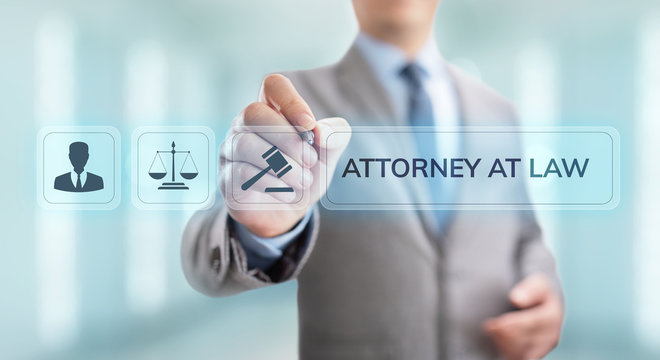 Attorney at law lawyer advocacy legal advice business concept.