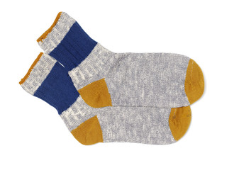Socks on a white background 
