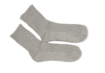 Socks on a white background 