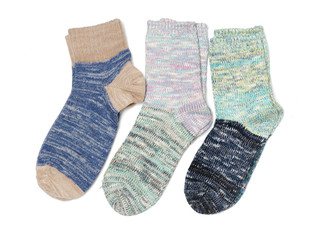 Socks on a white background 