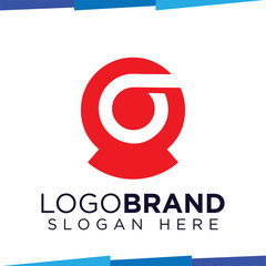 Fototapeta premium O Initial Letter logo vector template