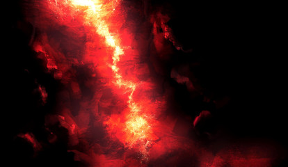 Abstract bright background like a meteorite fall © warmtail