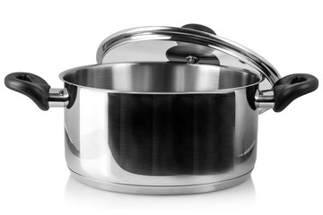 cooking pan isolated on white background with clipping path