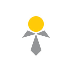 mountain sun street simple geometric logo vector