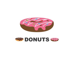 donuts vector,icon,logo illustration