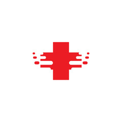 Medical and health care logo design vector template