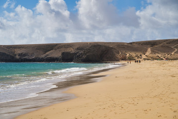 Mujeres beach, Lanzarote, Spain