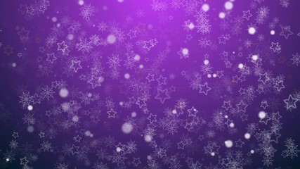 Elegant pink abstract with snowflakes.Christmas animated purple background. Background white glitter - winter theme. Seamless loop. - Powered by Adobe