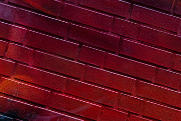 Red brick wall