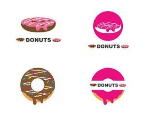 donuts vector,icon,logo illustration