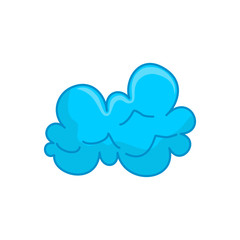 Cloud Blue Design Graphic Template Vector