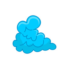 Cloud Blue Design Graphic Template Vector
