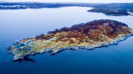 Maliy Gryazniy island, Safonovo, Murmansk Region,  Beriev 6 plane