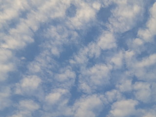 Blue sky and soft clouds