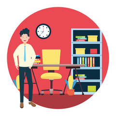 businessman office workspace