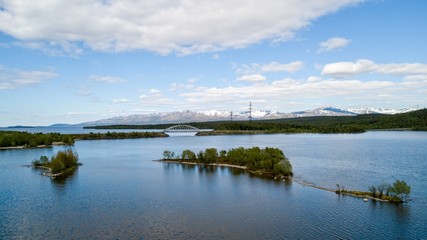 Ekostrovsky bridge, Apatity, Murmansk Region 
