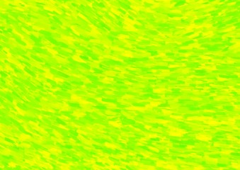 Green and yellow oil painting. Beautiful vibrant illustration for your business.