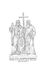 Plakat Christian illustration. Old image 