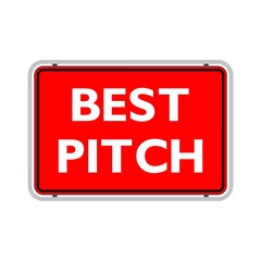 Best pitch sign icon